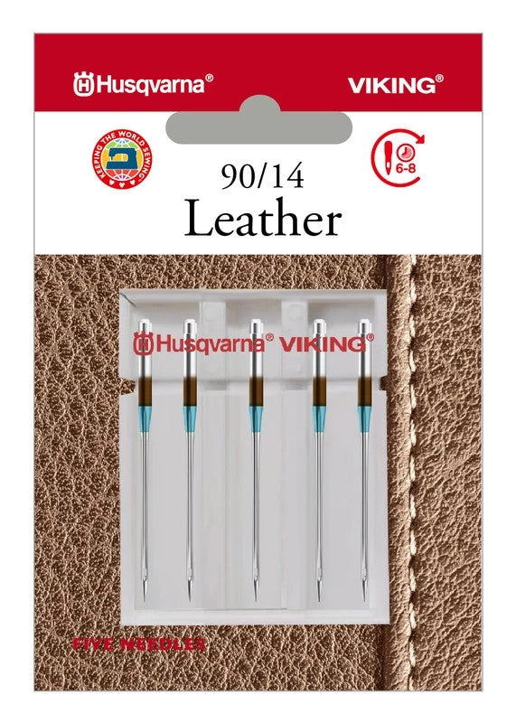 Leather Needles Size 90/14 5-Pack | Husqvarna® Viking®