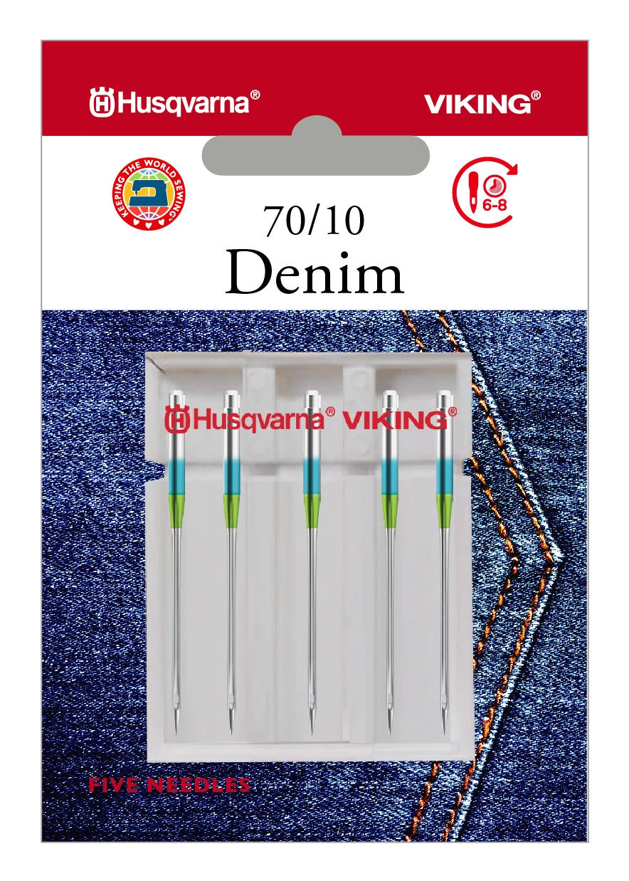 Denim Needles Size 70/10 5-pack | Husqvarna® Viking®