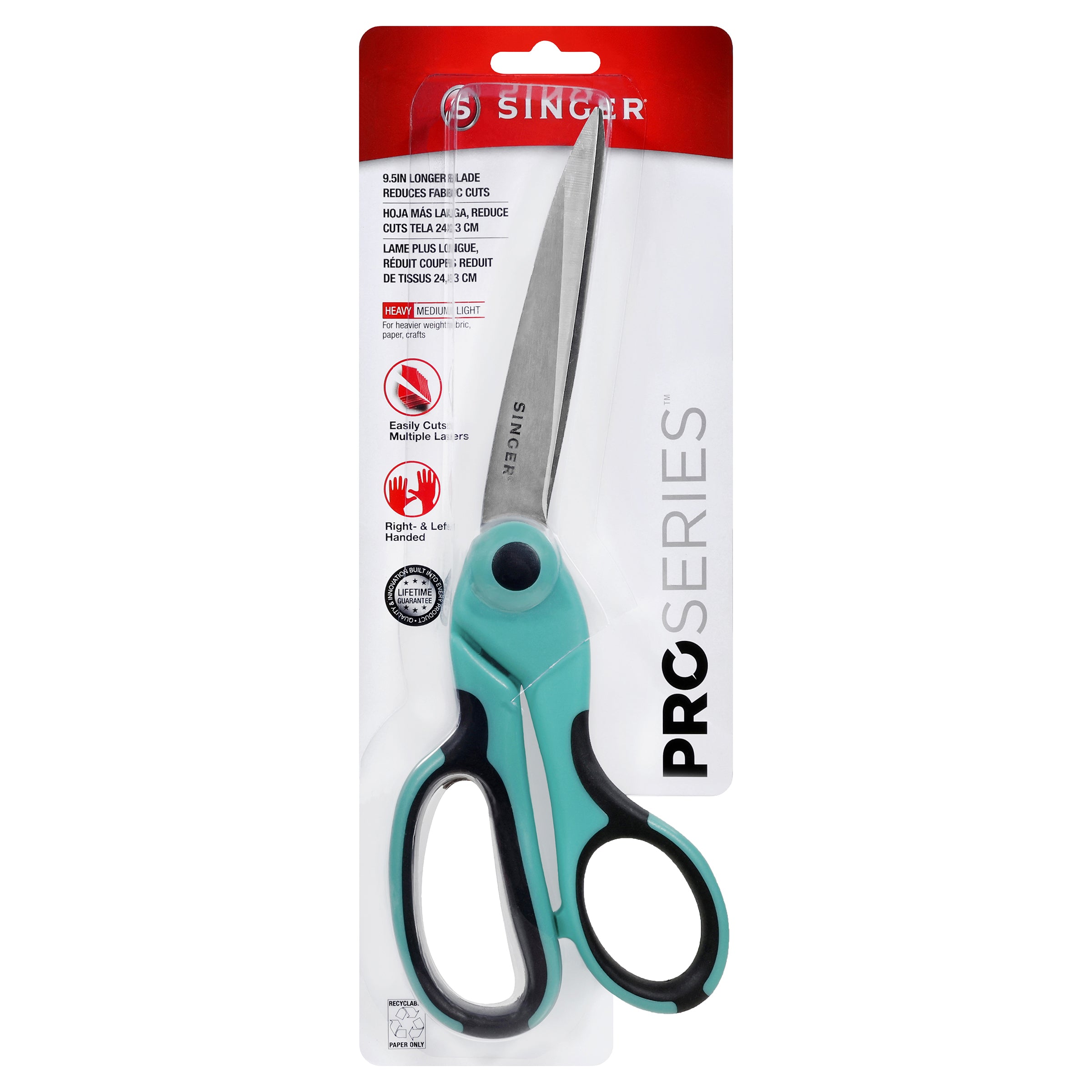 9.5 inch ProSeries™ Heavy-Duty Bent Scissors with Comfort Grip