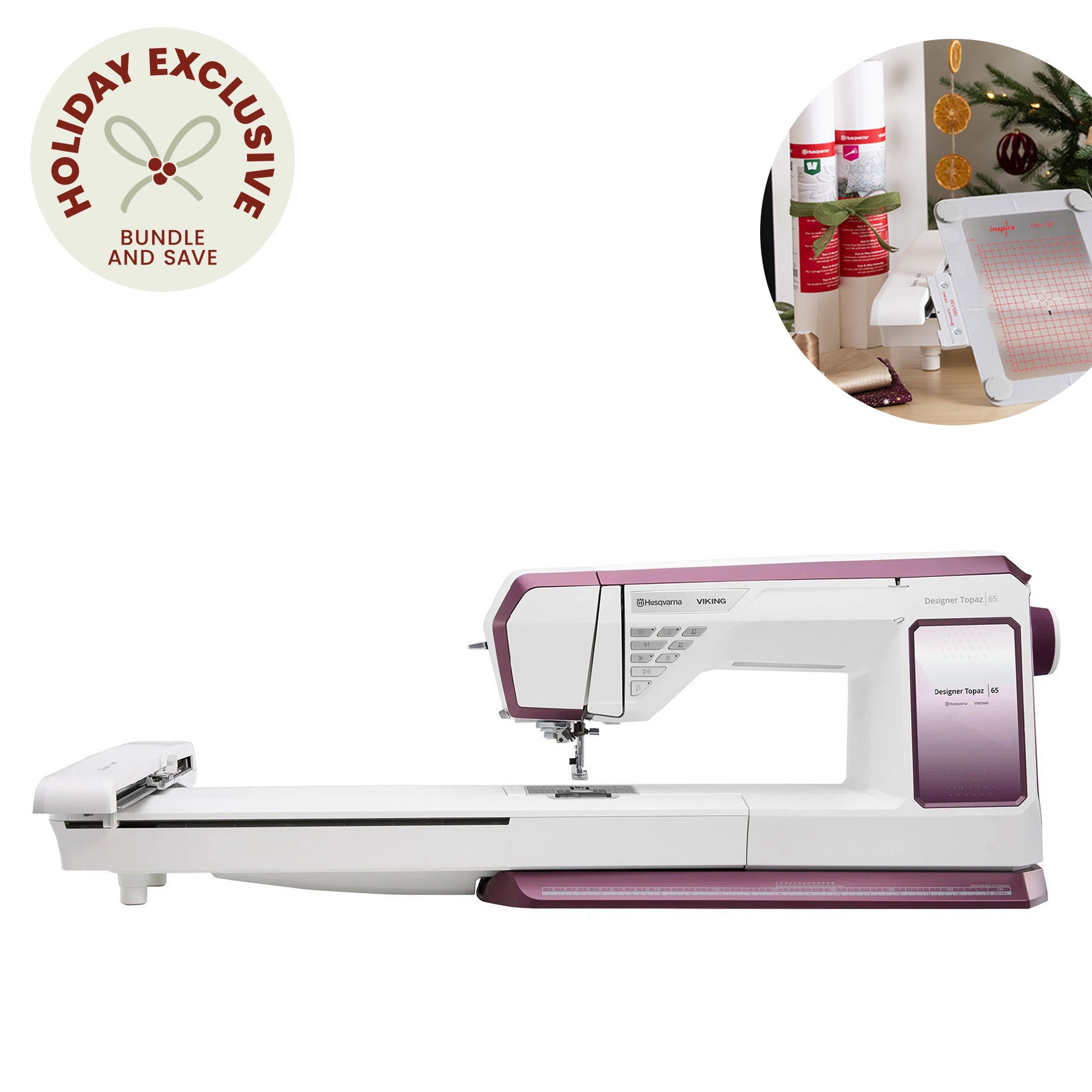 95×182 ヴィンテージマスタード　シノワズリ柄 DESIGNER TOPAZ™ 65 Sewing & Embroidery Machine + Just Getting