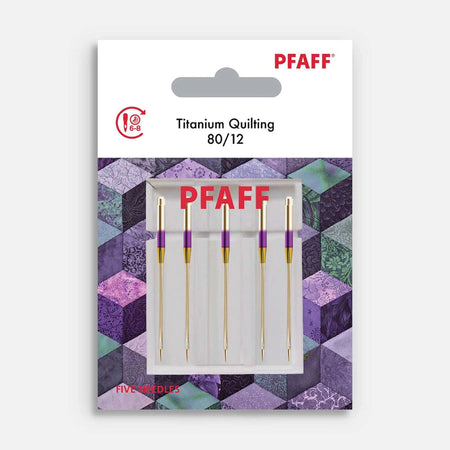 PFAFF® Titanium Quilting Needles Size 80/12 5-Pack