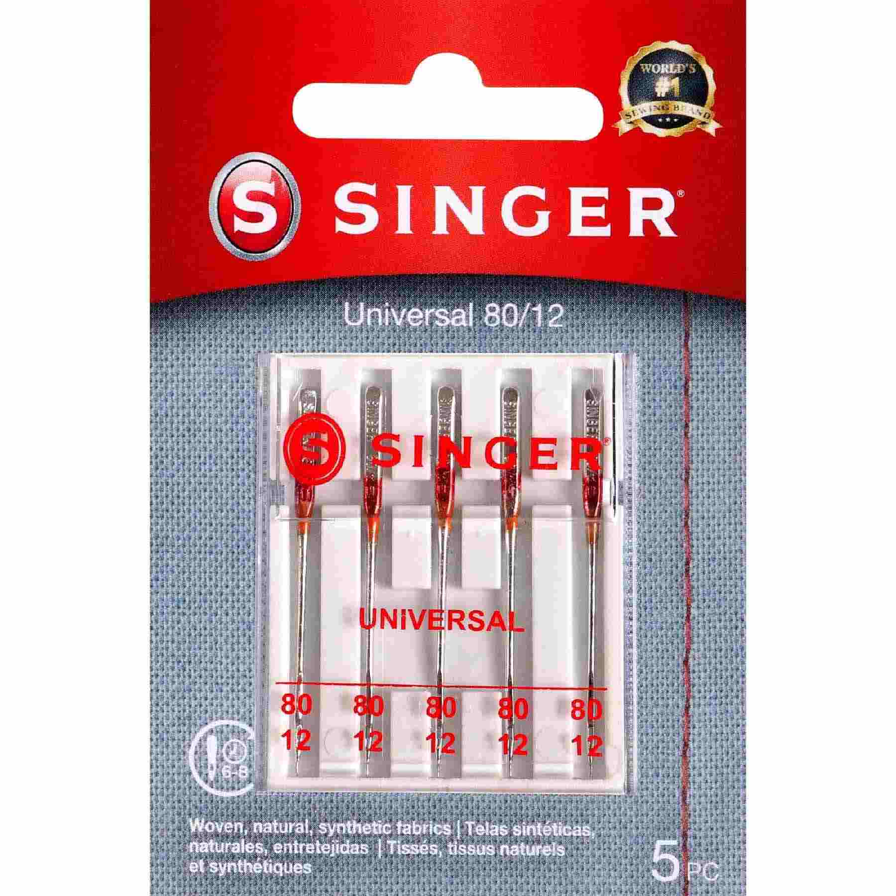 80/12 Sized Universal Needles | SINGER® Official Store | SINGER®