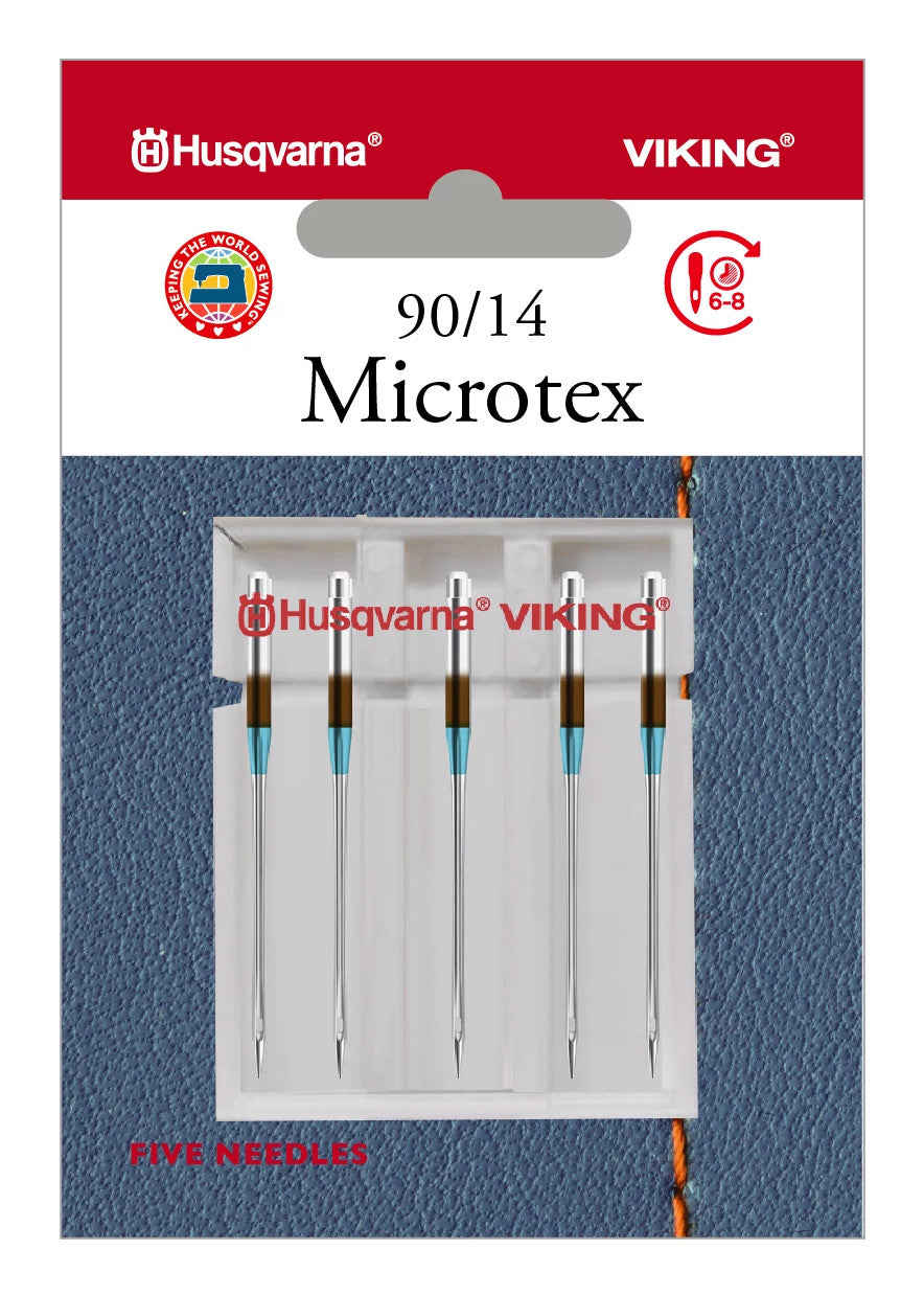 Microtex Needles Size 90/14 5-Pack | Husqvarna® Viking®