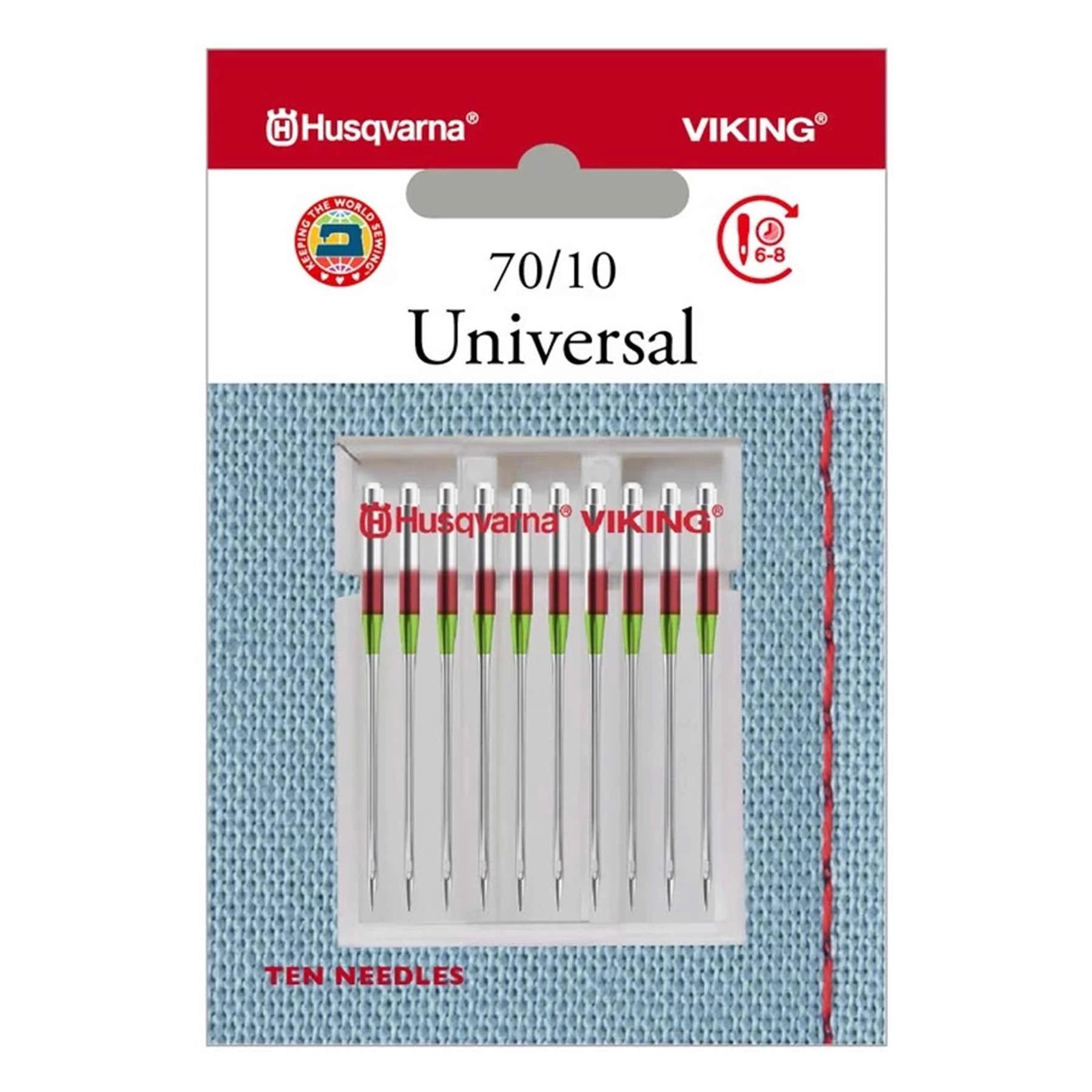 Universal Needle Size 70/10, 10-Pack | Husqvarna® Viking®
