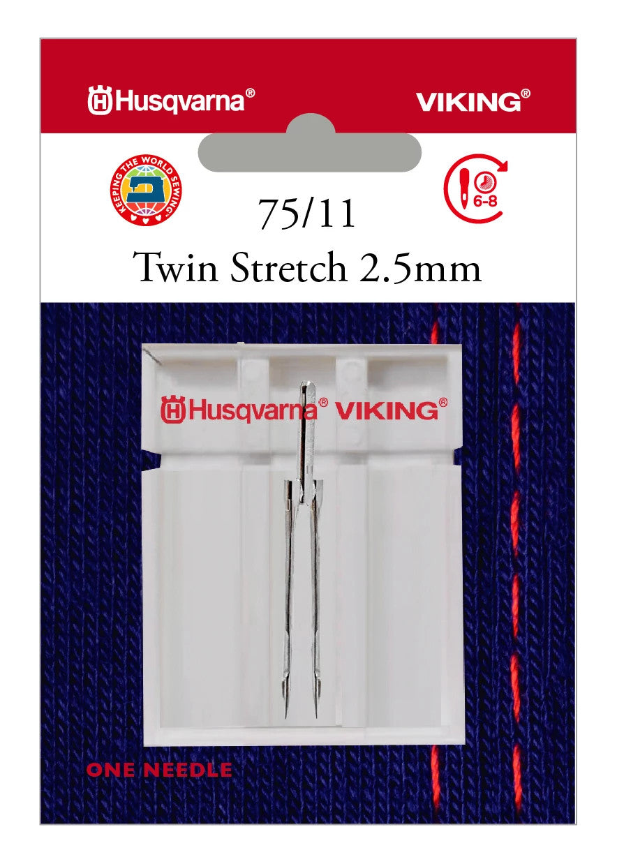 Twin Stretch 2.5mm Needle Size 75/11 | Husqvarna® Viking®