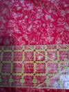 Vintage Metallic Gold Cherubs Angels and Ribbons on Red 100% Lightweight Cotton Price per Yard