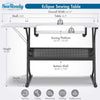 Eclipse Hobby Table Black / White