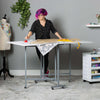 Sew Ready Craft & Cutting Table Silver / White