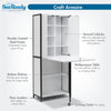 Sew Read Craft Armoire Elite Charcoal / White