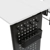 Pivot Panel Sewing Table White / Graphite