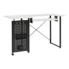 Pivot Panel Sewing Table White / Graphite