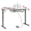 Rollaway II Sewing Table Black / White