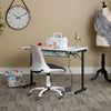 Rollaway II Sewing Table Black / White