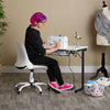 Rollaway II Sewing Table Black / White