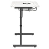Rollaway II Sewing Table Black / White