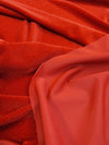 GLITTER STRETCH VELVET 360 GRAMS SPANDEX FABRIC / Black/Gold / Sold by the Yard