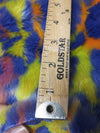 Ecoshag Hippie Jaguar Faux Fur Fabric / Summer Sunset