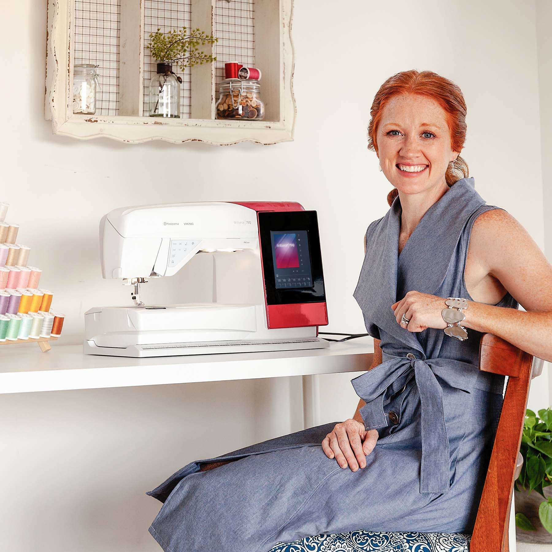 BRILLIANCE™ 75Q Sewing Machine | Husqvarna® Viking®