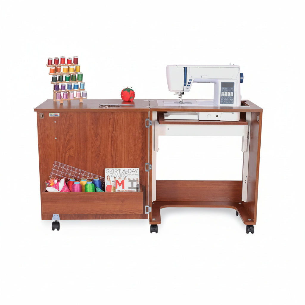 【Special Price】 Caretaker's Cabinet 少女 Arrow Judy Sewing Cabinet | Ultra-Compact | Hydraulic Lift | 55 lb