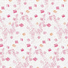 On Your Mark Scritch: Mezclador rosa sobre blanco