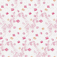 On Your Mark Scritch: Mezclador rosa sobre blanco