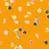 Halloween Bat-tastic Pumpkins on Orange Glitter  100% Cotton