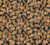 Coffee Beans Deja Brew on Brown by 100% Cotton Novelty Price per Yard