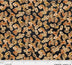 Coffee Beans Deja Brew on Brown by 100% Cotton Novelty Price per Yard