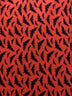 Halloween Flying Bats on Orange 100% Cotton Fabric