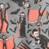 Halloween Vampires 100% Cotton 1 yard Precut Fabric Bundles, 5 pieces, Multi