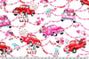 MINKY My Gnomie Pink, 58 pulgadas de ancho, estampado digital de San Valentín, de Shannon Fabrics, 100 % poliéster