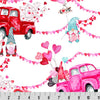 MINKY My Gnomie Pink, 58 pulgadas de ancho, estampado digital de San Valentín, de Shannon Fabrics, 100 % poliéster