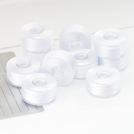HUSQVARNA® VIKING® Premium Prewound White Bobbins -- Product Image