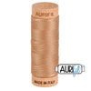 2340 Café con leche, hilo de algodón Aurifil de 80 wt en bobina||color: 2340 Café con leche