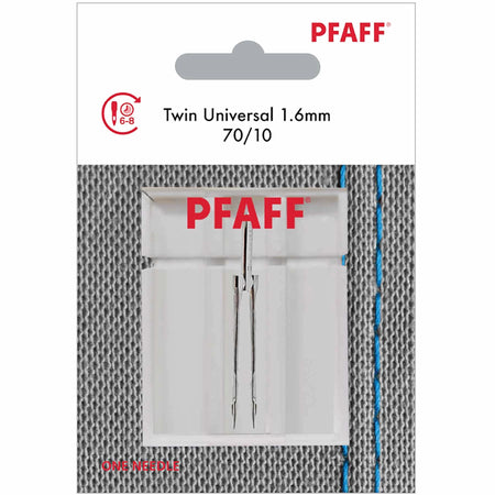 PFAFF® Twin Universal Needle 1.6mm Size 70/10 1-Pack -- Product Image