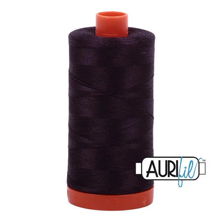 2570 Aubergine Aurifil Cotton 50wt Large Spool||color:2570 Aubrgine