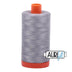 2606 Grey Mist, hilo de algodón Aurifil de 50 wt, bobina grande