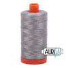 2620 Stainless Steel Aurifil Cotton 50wt Large Spool||color:2620 Stainless Steel