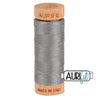 Bobina de hilo de algodón Aurifil 80 wt, color 2625 Arctic Ice||color: 2625 Arctic Ice