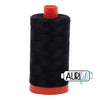 2692 Aurifil algodón negro 50 wt. Bobina grande||color: 2692 Negro