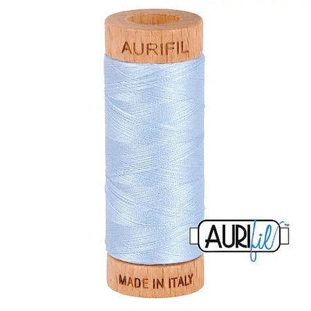 2710 Light Robins Egg Aurifil Cotton 80wt Spool||color:2710 Light Robins Egg