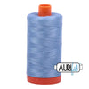 2720 Light Delft Blue Aurifil Cotton 50wt Large Spool||color:2720 Light Delft Blue