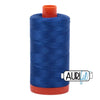 2735 Medium Blue Aurifil Cotton 50wt Large Spool||color:2735 Medium Blue