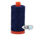 2784 Aurifil, hilo de algodón azul marino oscuro, calibre 50, bobina grande