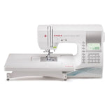 Machine à coudre SINGER® Quantum Stylist™ 9960 reconditionnée avec table d'extension