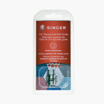 Prensatelas SINGER® de 1/4 pulgada con guía para máquinas de coser y bordar SE9180 -- Product Image