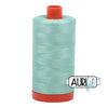 2835 Medium Mint Aurifil Cotton 50wt Large Spool||color:2835 Medium Mint