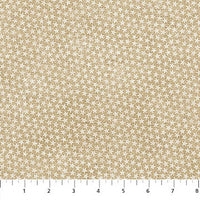 Tela «Beige Star Blender» de algodón American Heartland, 44"/45", por yarda