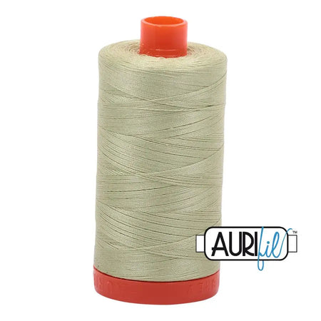 2886 Aguacate claro Aurifil Algodón 50wt Bobina grande||color:2886 Aguacate claro