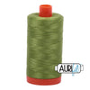 2888 Verde helecho Aurifil Algodón 50wt Bobina grande||color:2888 Verde helecho
